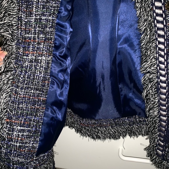 Frayed Edge Tweed Blazer - Picture 4 of 7